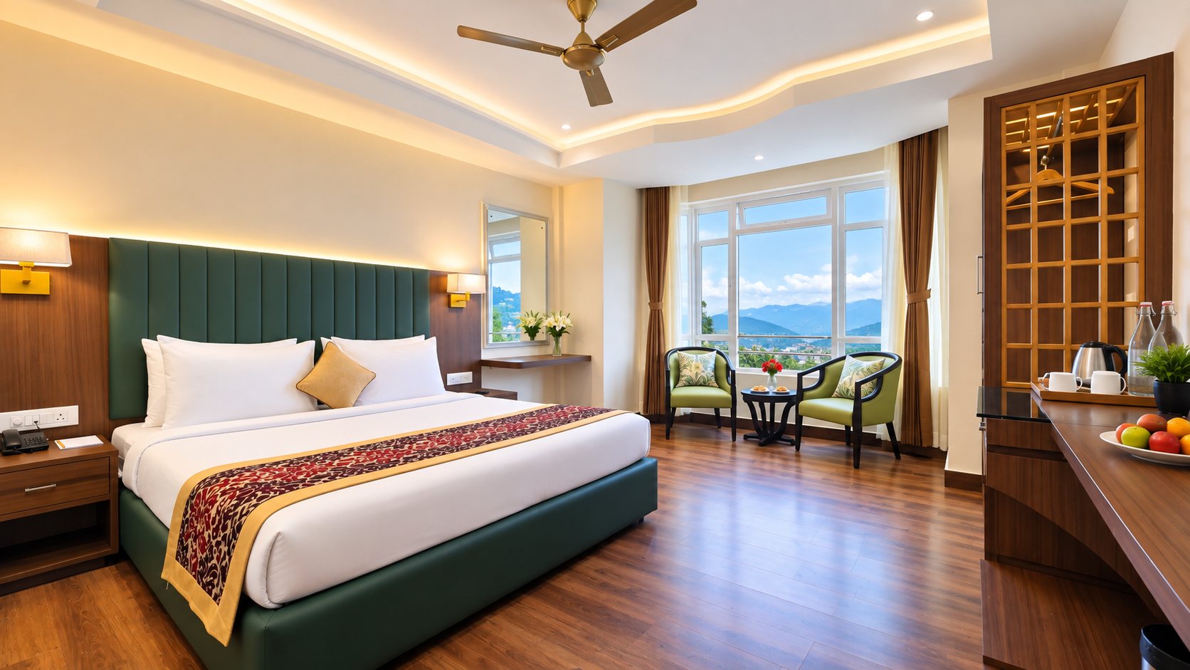 Premium Panoramic View Room at Lillium Hotel & Spa, Kalimpong